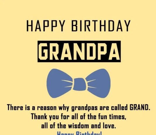 Best Birthday Wishes for Grandpa